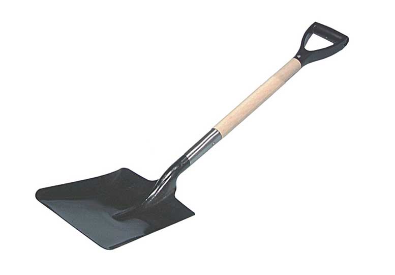 Skóflur fyrir snjóinn o.fl.